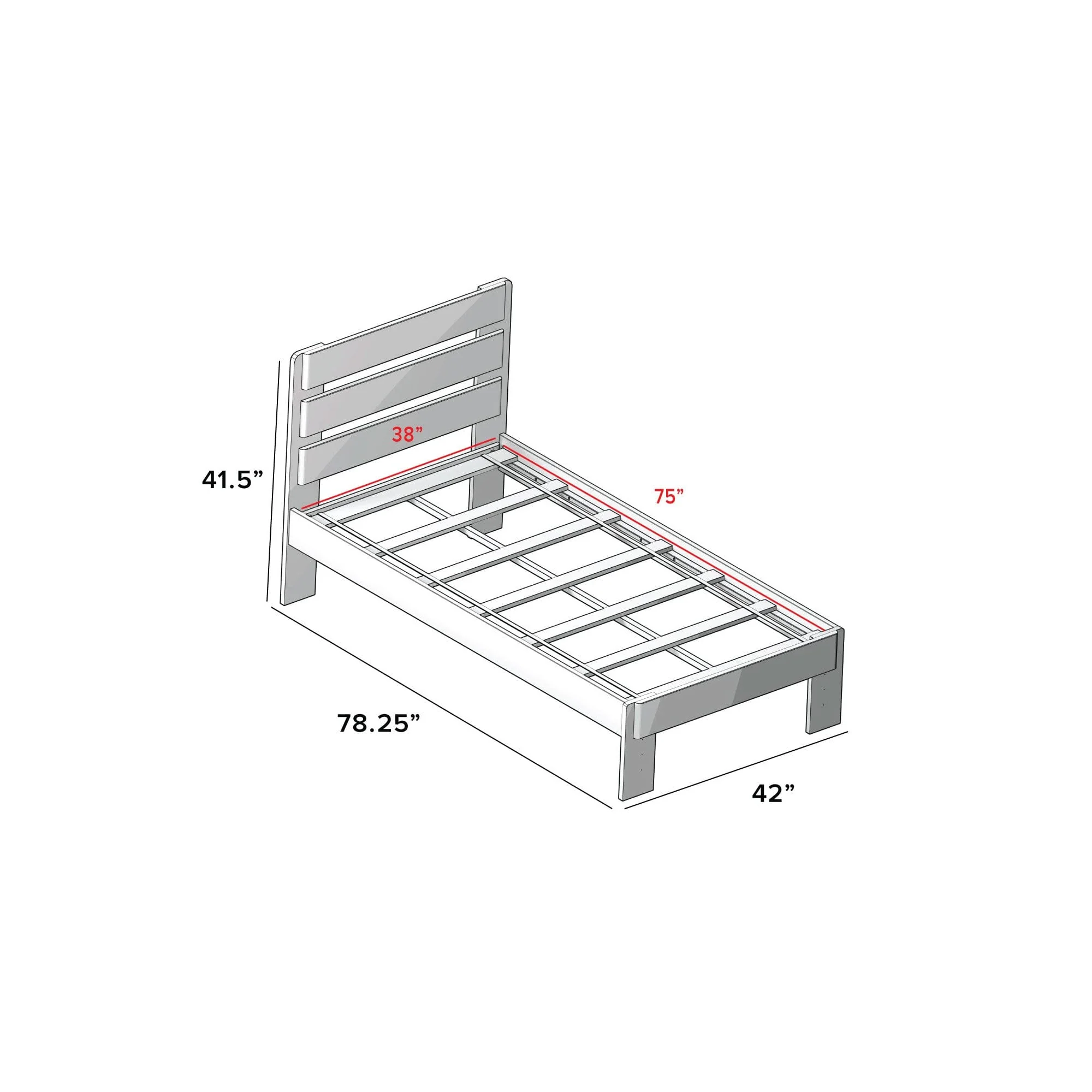 Modern Farmhouse Twin Plank Bed With Trundle - Image 12