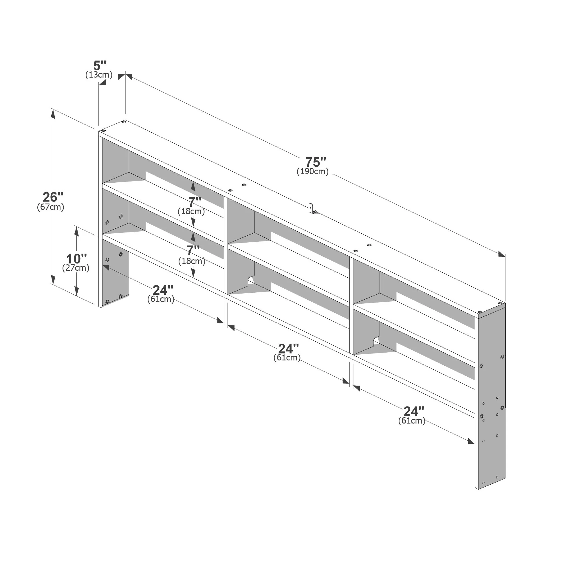 Modern Farmhouse Bunk Bed Bookcase - Image 24