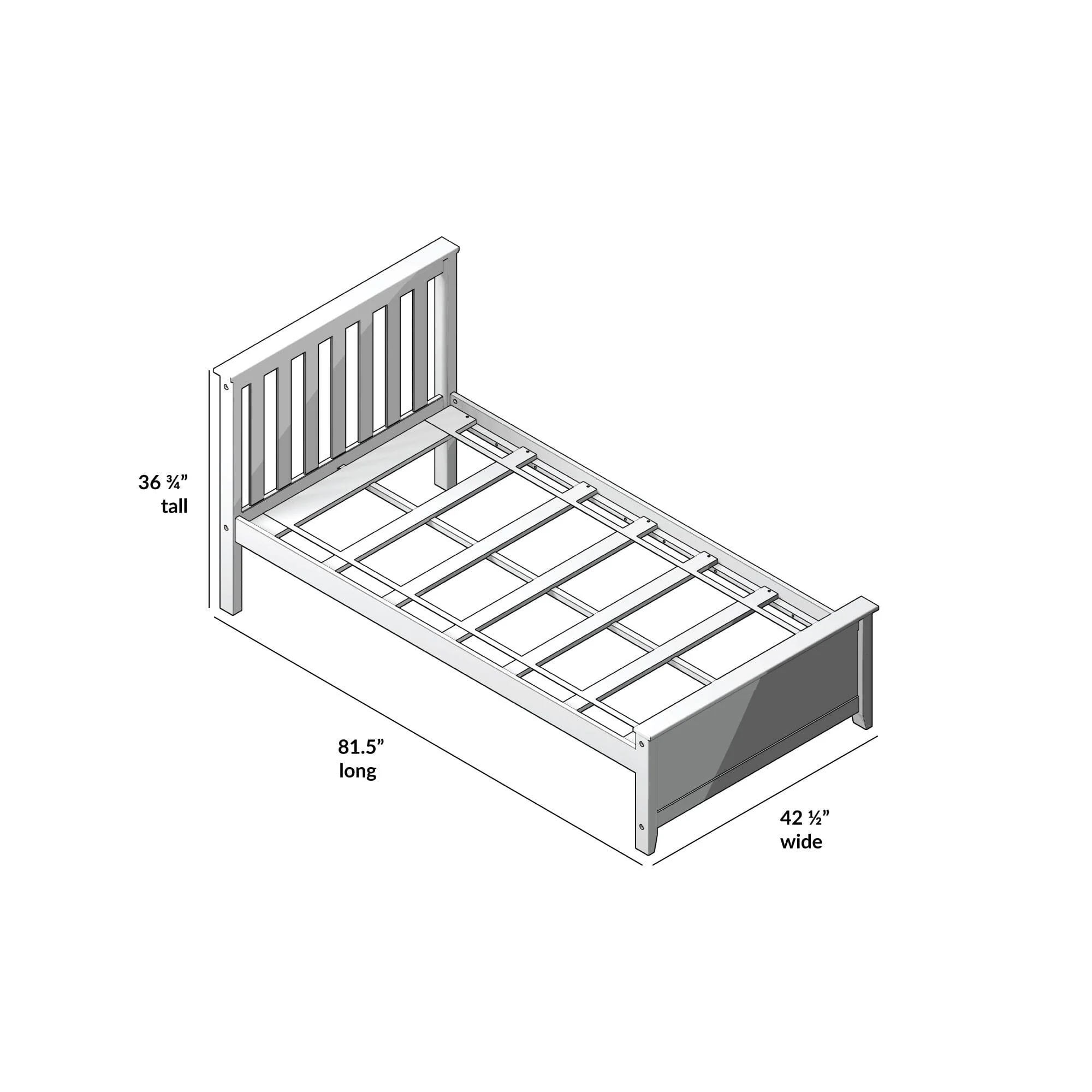 Twin Bed with Guard Rails - Image 69